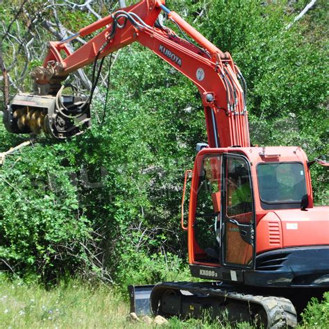 forestry mulcher for mini excavator|mulching attachment for mini excavator.